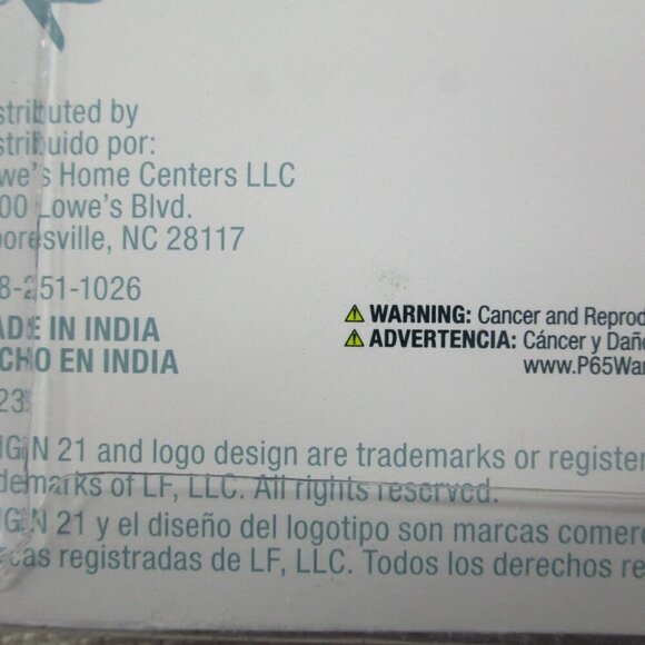 5 Inch Modern Floating Mount House Number 4 Silver Satin Nickel Finish w/ Screws - Picture 4 of 5